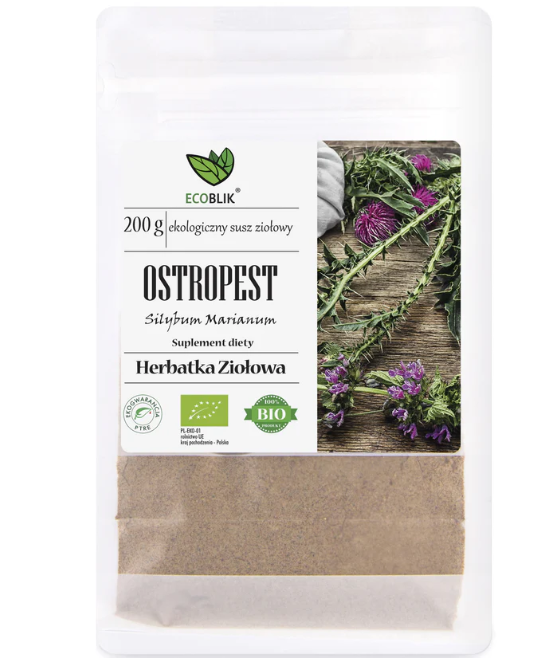 EcoBlik Organic Ground Milk Thistle, 200g